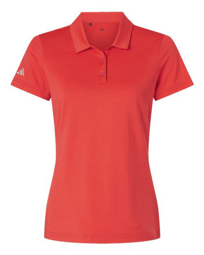 Adidas Women's Textured Stripe Polo - A707