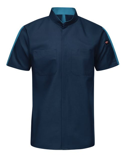 Red Kap Men's Tall Mimix™ Pro+ Short Sleeve Work Shirt With OilBlok - SX46T