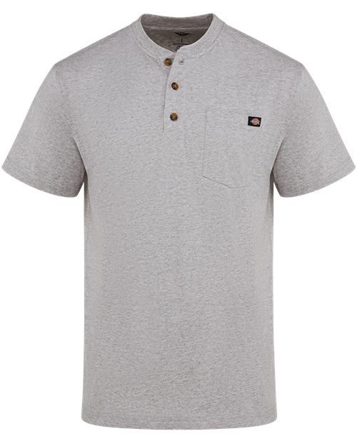 Dickies Men's Tall Heavyweight Traditional Short Sleeve Henley - WS51T
