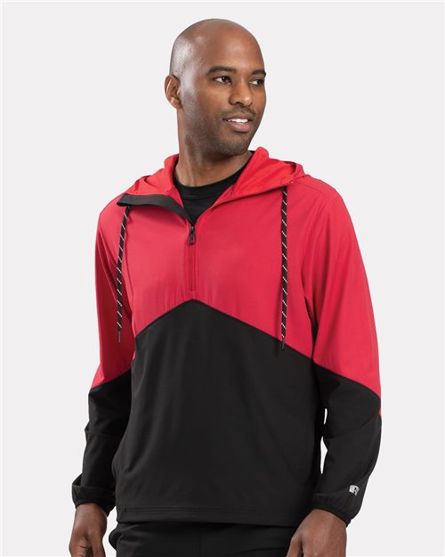 Russell Athletic - Unisex Legend Hooded Quarter-Zip Pullover - R20DSM