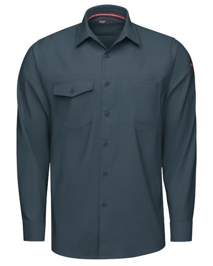 Red Kap Men's Cooling Long Sleeve Work Shirt - TSM4