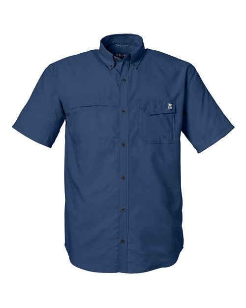 HUK Men's Tide Point Short Sleeve Shirt - H150171