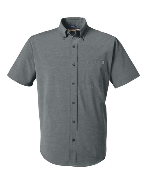 HUK Men's Kona Short Sleeve Solid Shirt - H150154
