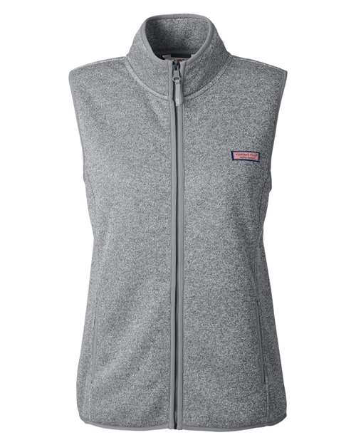 vineyard vines Women's Mountain Sweater Fleece Vest - O001411