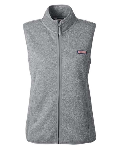 vineyard vines Women's Mountain Sweater Fleece Vest - O001411