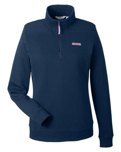 vineyard vines Women's Collegiate Shep Quarter-Zip Sweatshirt - K002795
