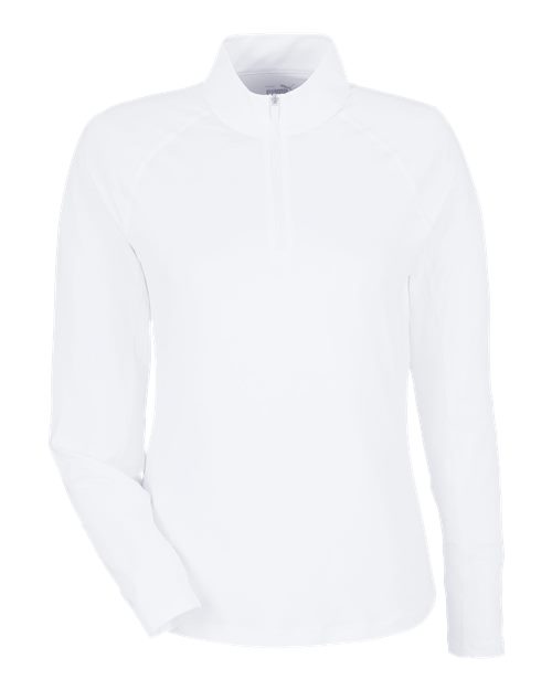 Puma Golf Women's You-V Quarter-Zip Pullover - 625902