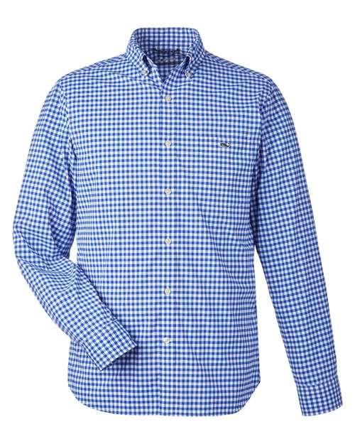 vineyard vines Men's On-The-Go Nylon Gingham Shirt - W012060