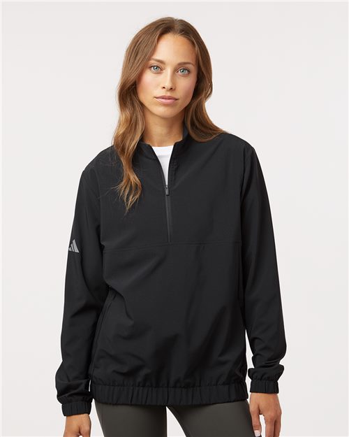 Adidas Women's Stretch Woven Half-Zip Pullover - A706