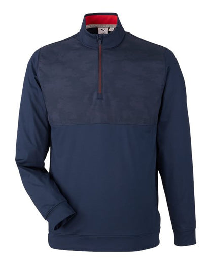 Puma Golf - Men's Volition Camo Cover Quarter-Zip Pullover - 537472