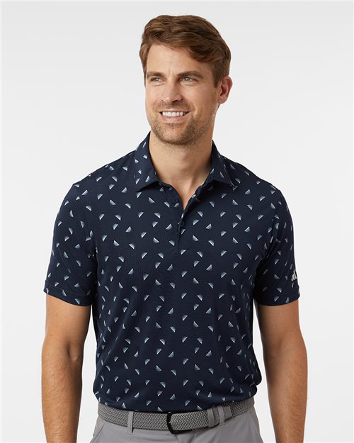 Adidas Men's Ultimate365 Mesh Print Polo - A2012