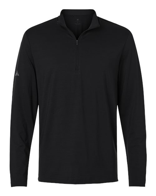 Adidas Men's Textured Stripe Quarter-Zip Pullover - A708