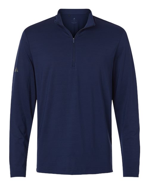 Adidas Men's Textured Stripe Quarter-Zip Pullover - A708