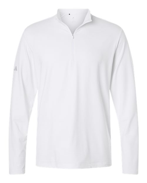 Adidas Men's Textured Stripe Quarter-Zip Pullover - A708