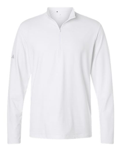 Adidas Men's Textured Stripe Quarter-Zip Pullover - A708