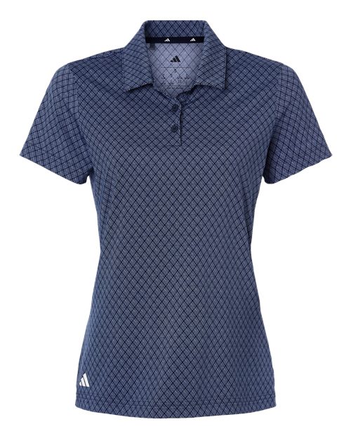 Adidas Women's 4-Way Stretch Printed Polo - A717