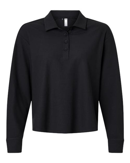 Adidas Women's Beyond Long Sleeve Loose Polo - A1008