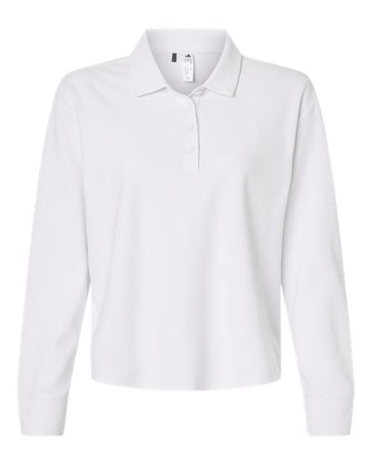 Adidas Women's Beyond Long Sleeve Loose Polo - A1008