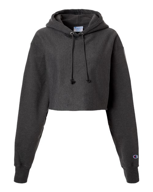 Champion Women's Reverse Weave® Hooded Cropped Sweatshirt - RW01W