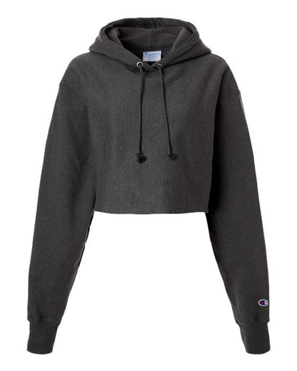 Champion Women's Reverse Weave® Hooded Cropped Sweatshirt - RW01W