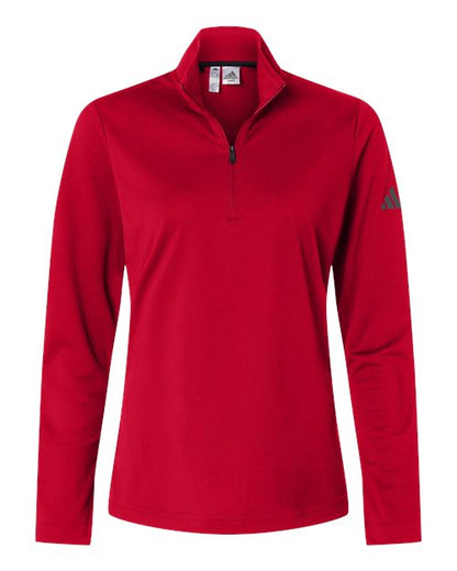 Adidas Women's Lightweight Quarter-Zip Pullover - A400