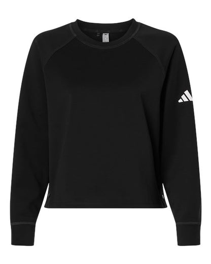 Adidas Women's Beyond Side-Snap Crewneck Sweatshirt - A1014