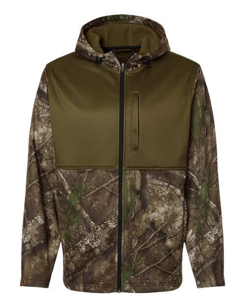 RealTree Unisex Realtree® Performance Colorblocked Full-Zip Hooded Sweatshirt - RT5204