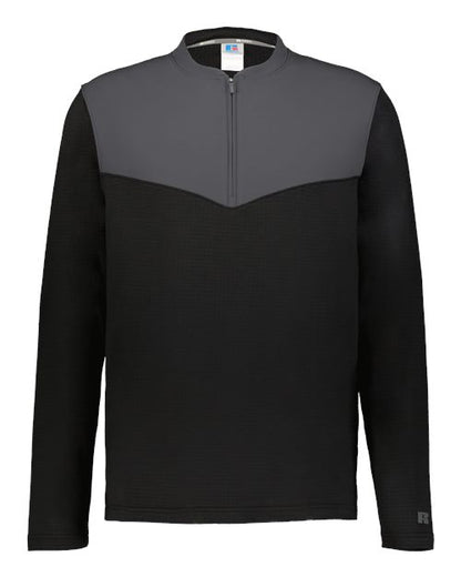 Russell Athletic - Unisex Sideline Grid Fleece Quarter-Zip Pullover - R03GKM