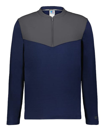 Russell Athletic - Unisex Sideline Grid Fleece Quarter-Zip Pullover - R03GKM