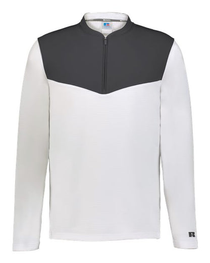 Russell Athletic - Unisex Sideline Grid Fleece Quarter-Zip Pullover - R03GKM