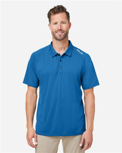 HUK Men's LoPro Solid Performance Polo - H12L005