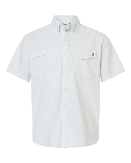 HUK Men's Tidepoint Printed Short Sleeve Shirt - H1500220
