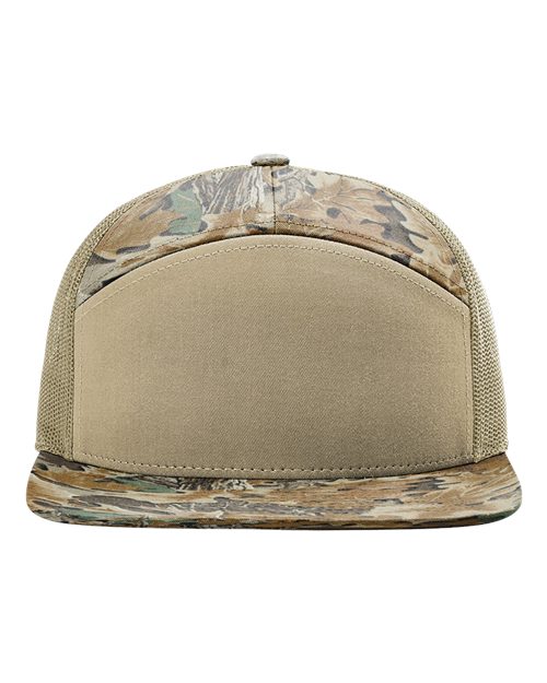 Richardson Printed Seven-Panel Trucker Cap - 168P