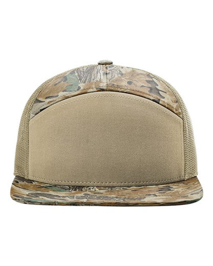 Richardson Printed Seven-Panel Trucker Cap - 168P