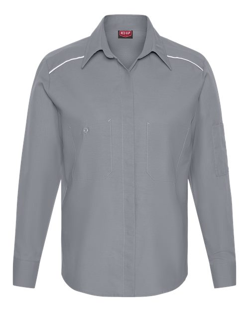 Red Kap Women's Airflow Long Sleeve Work Shirt - SP5A