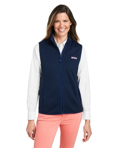 vineyard vines Women's Mountain Sweater Fleece Vest - O001411