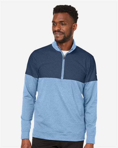 Puma Golf Men's Cloudspun Warm Up Quarter-Zip Pullover - 595803