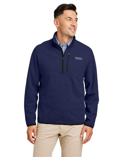 vineyard vines Men's Mountain Sweaterfleece Quarter-Zip Pullover - K004694