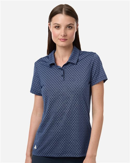 Adidas Women's 4-Way Stretch Printed Polo - A717