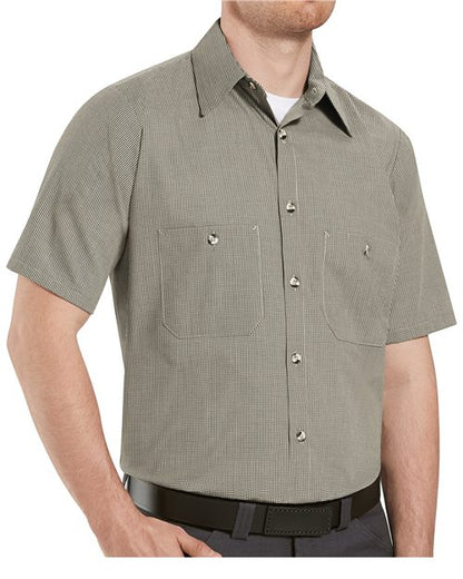 Red Kap Men's Premium Short Sleeve Work Shirt - SP20