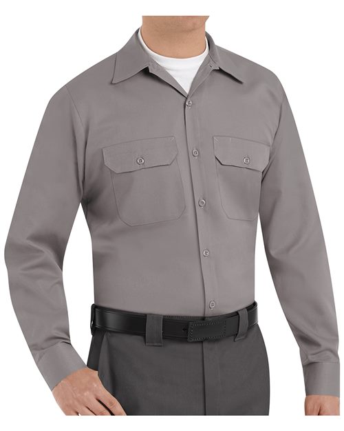 Red Kap Men's Utility Long Sleeve Work Shirt - ST52