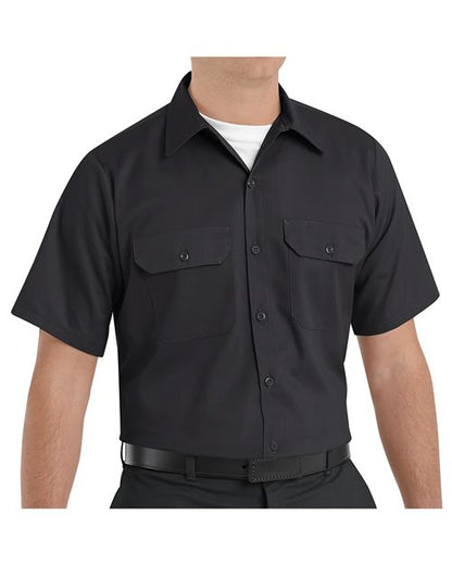 Red Kap Men's Utility Short Sleeve Work Shirt - ST62