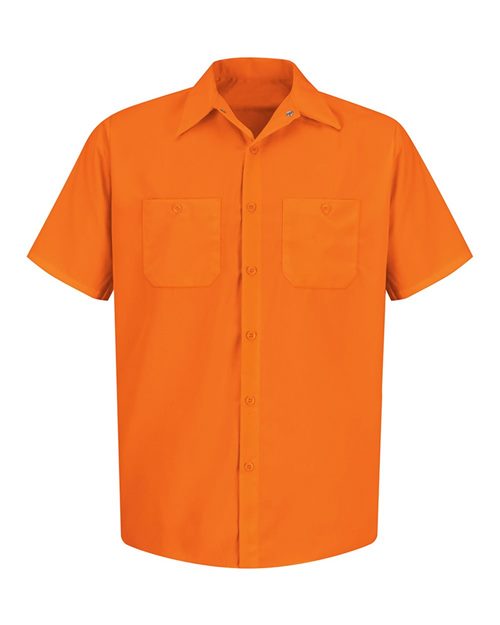 Red Kap Men's Enhanced Visibility Short Sleeve Work Shirt - SS24