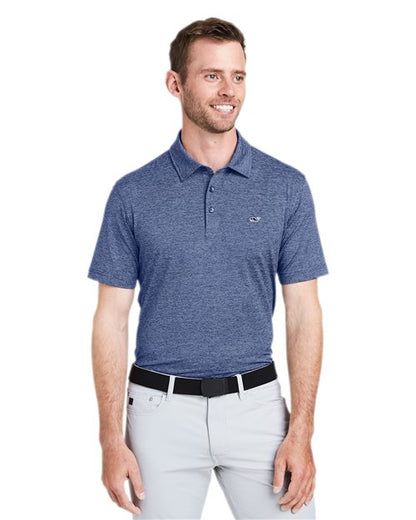 vineyard vines Men's Destin Stripe Sankaty Polo - G011146