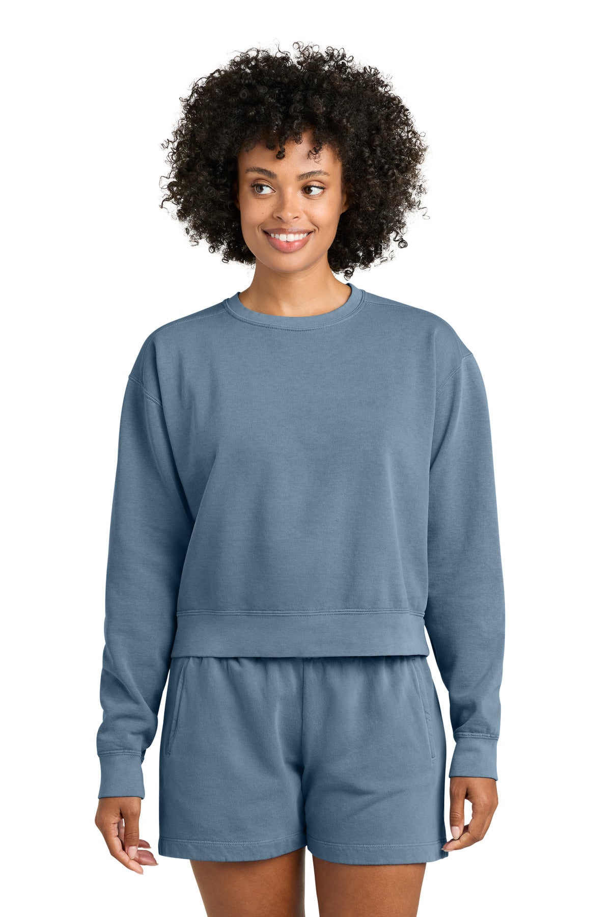 Comfort Colors Women's Mid-Length Crewneck Sweatshirt 1566L