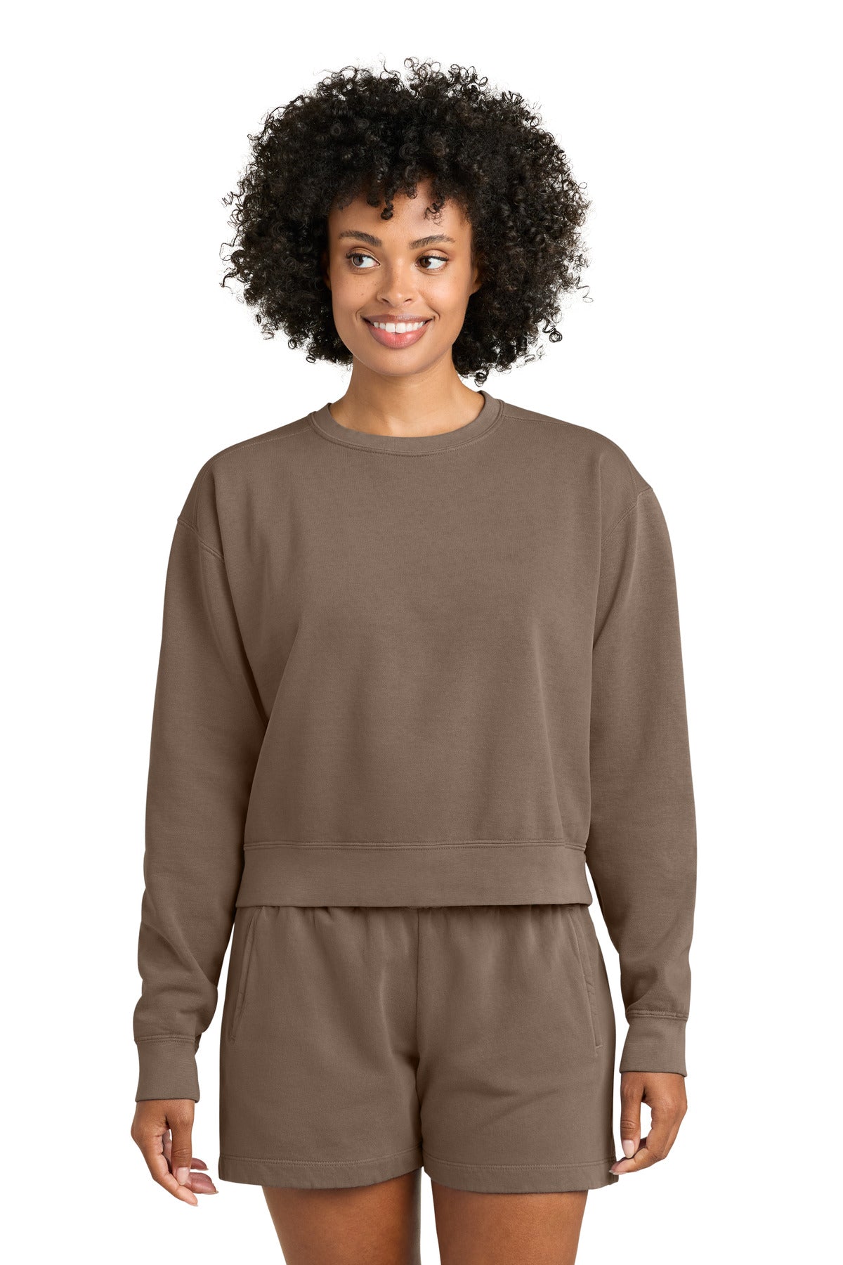 Comfort Colors Women's Mid-Length Crewneck Sweatshirt 1566L