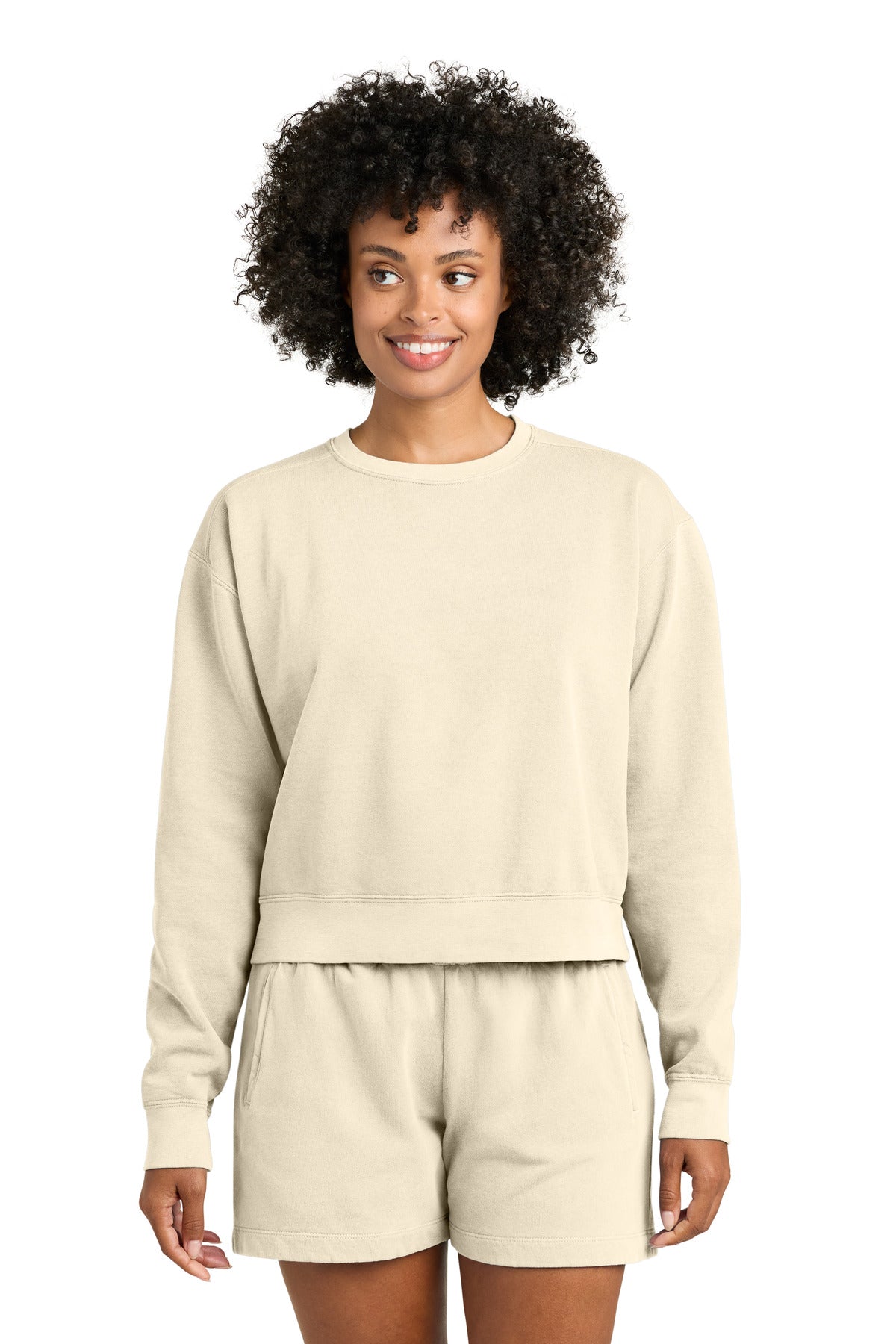 Comfort Colors Women's Mid-Length Crewneck Sweatshirt 1566L