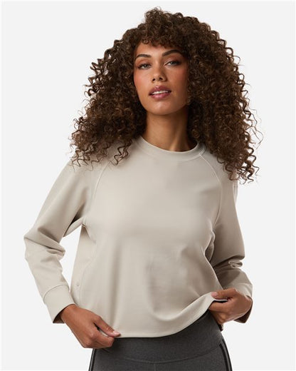 Adidas Women's Beyond Side-Snap Crewneck Sweatshirt - A1014
