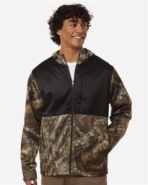 RealTree Unisex Realtree® Performance Colorblocked Full-Zip Hooded Sweatshirt - RT5204