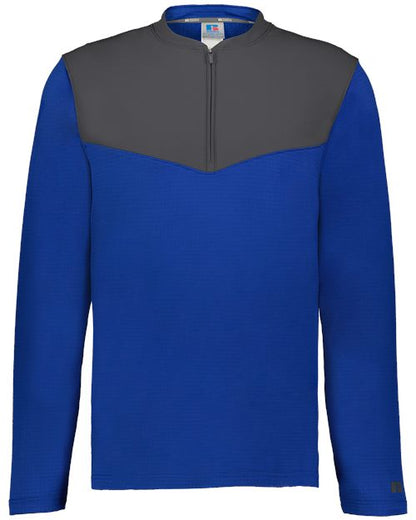 Russell Athletic - Unisex Sideline Grid Fleece Quarter-Zip Pullover - R03GKM